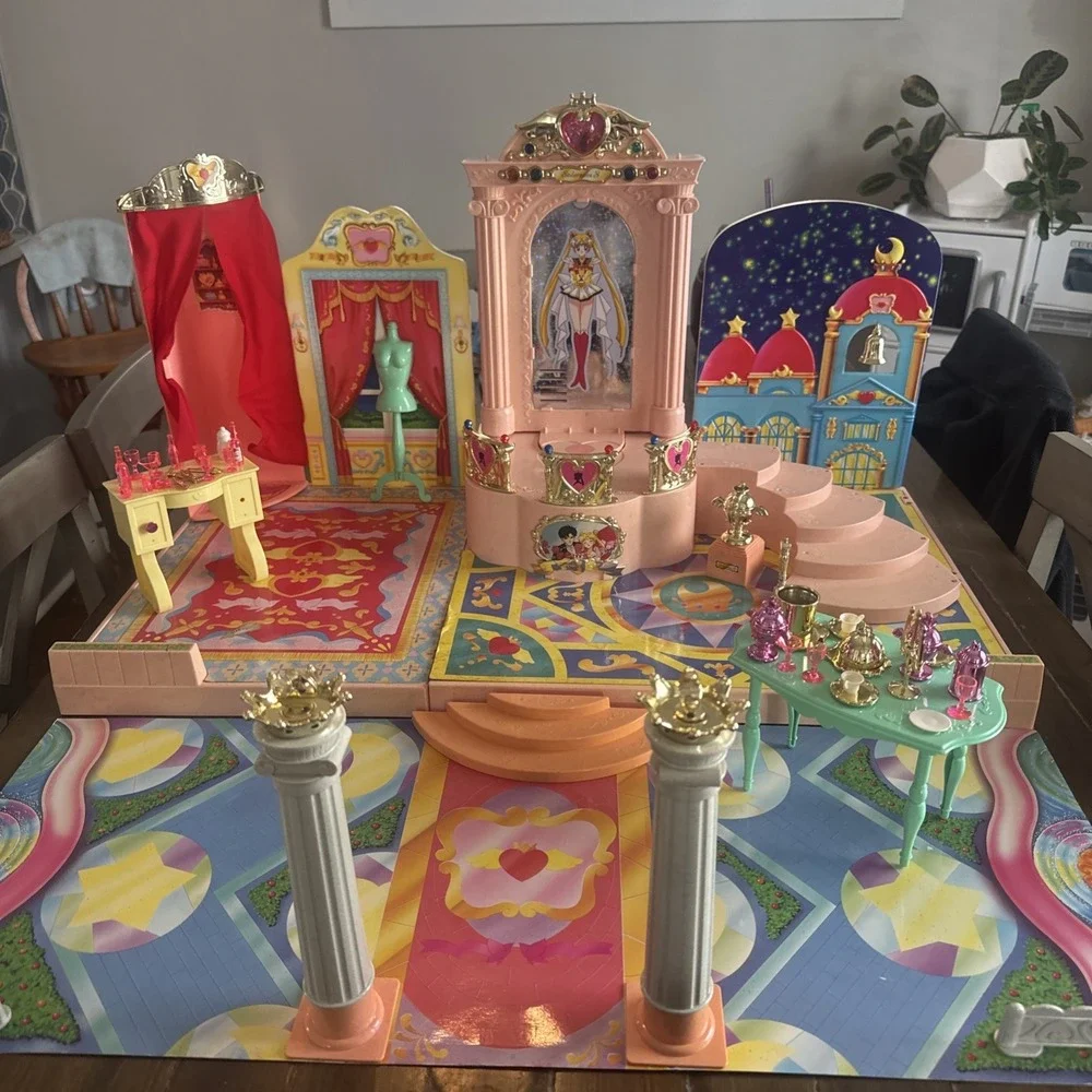 Sailor moon Sailor Team‎ Sparkling Castle doll house with box